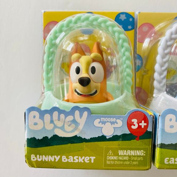 Bluey | Bluey Bingo Easter Basket Figure Bundle NWT - Picture 3 of 6